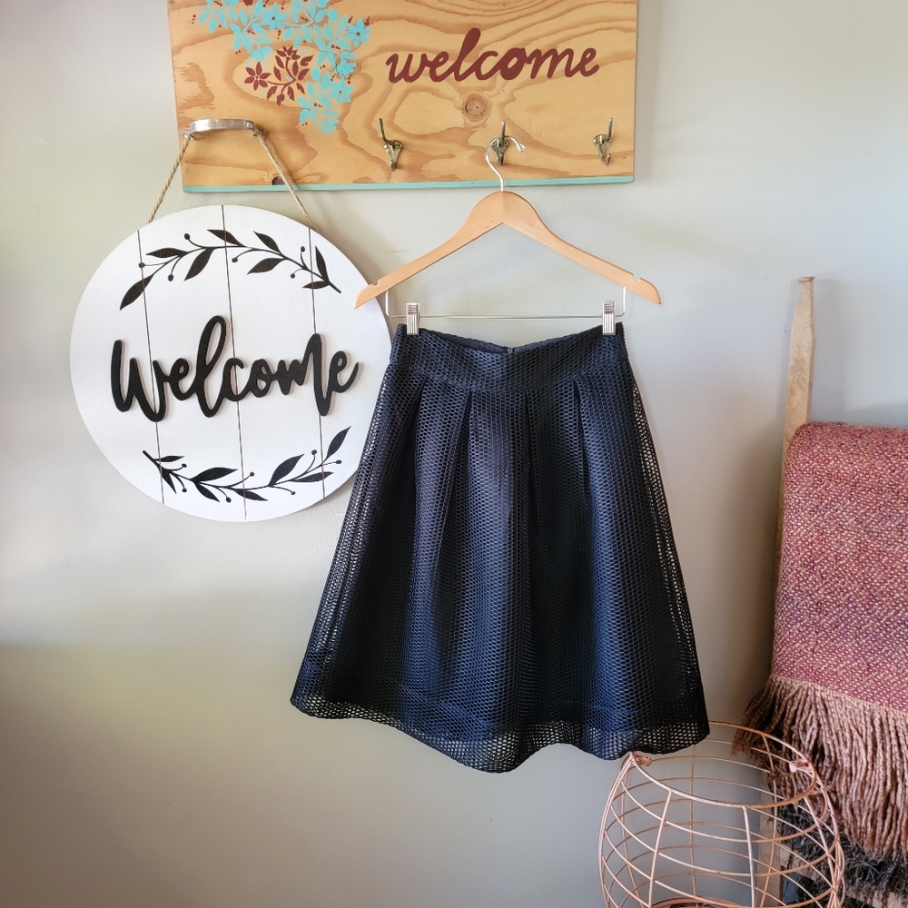 Miss Finch Vintage Mesh Skirt